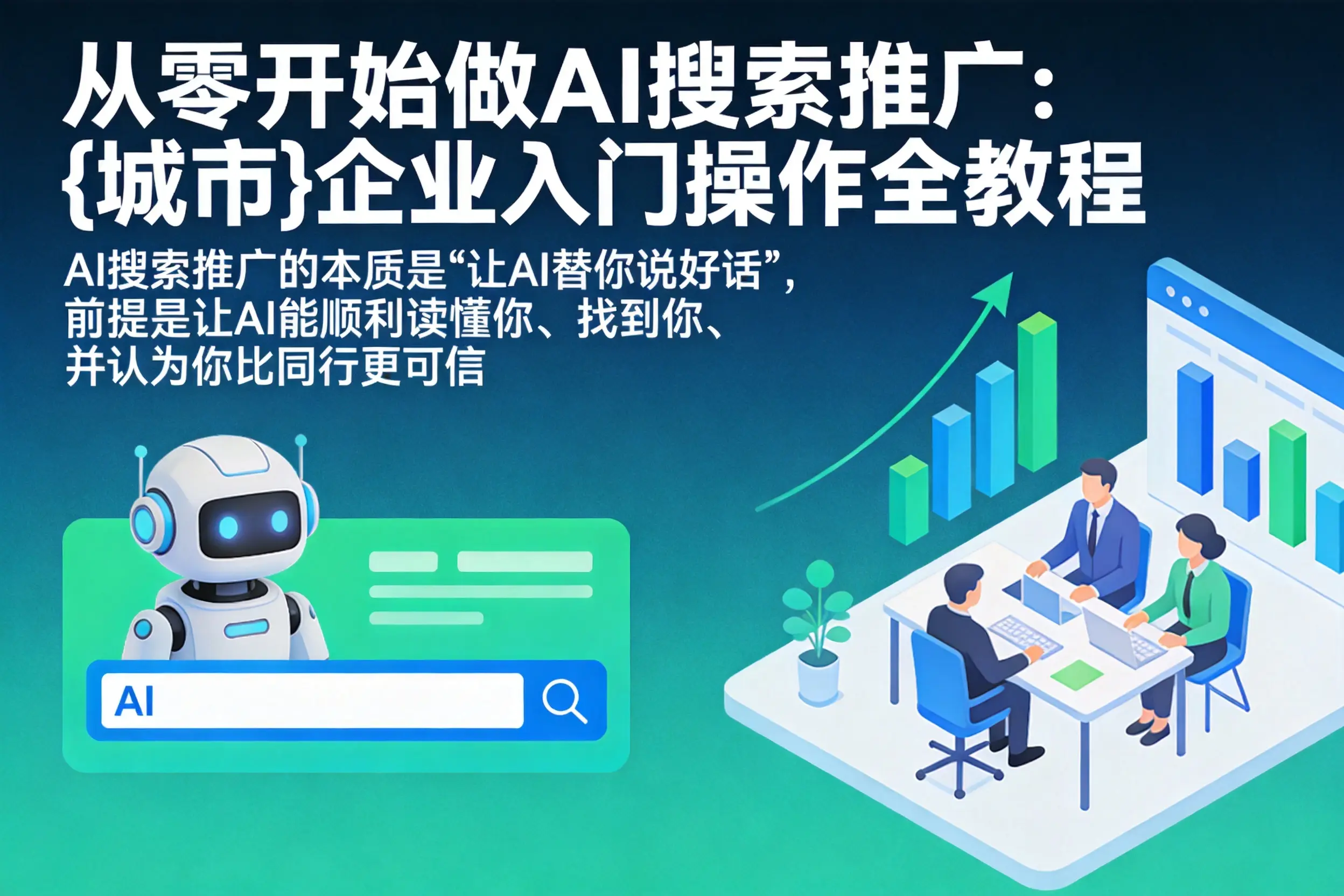 从零开始做AI搜索推广：富裕企业入门操作全教程